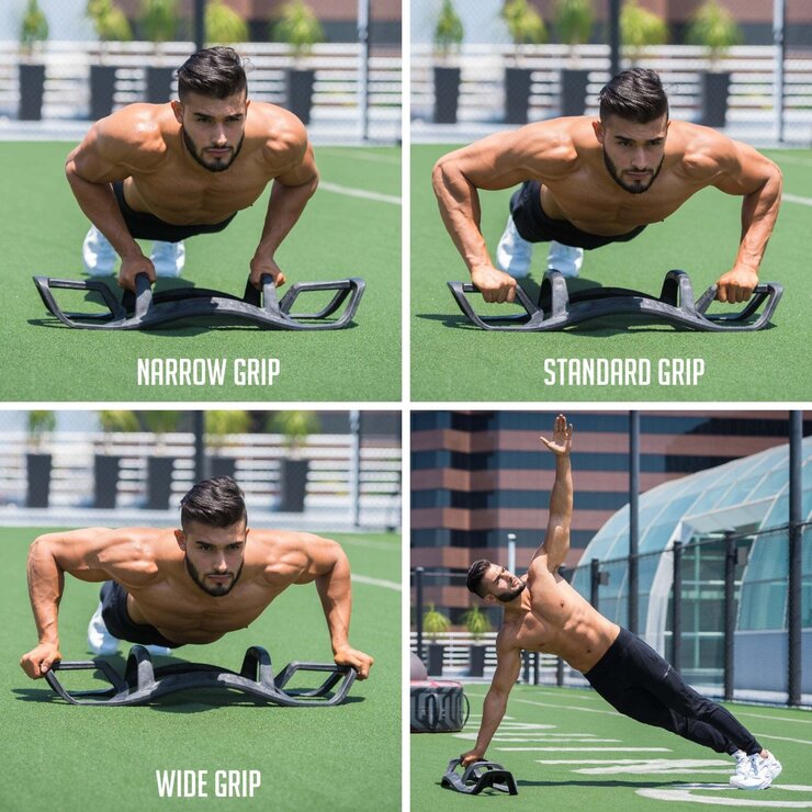 BOSU HELM(ヘルム) プッシュアップバー（3グリップ／筋トレ 胸・腕・肩強化）