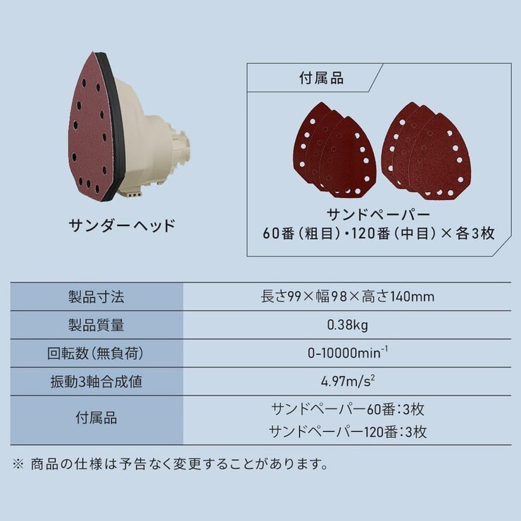 アイリスオーヤマ 18Vマルチギア サンダーヘッドアタッチメント