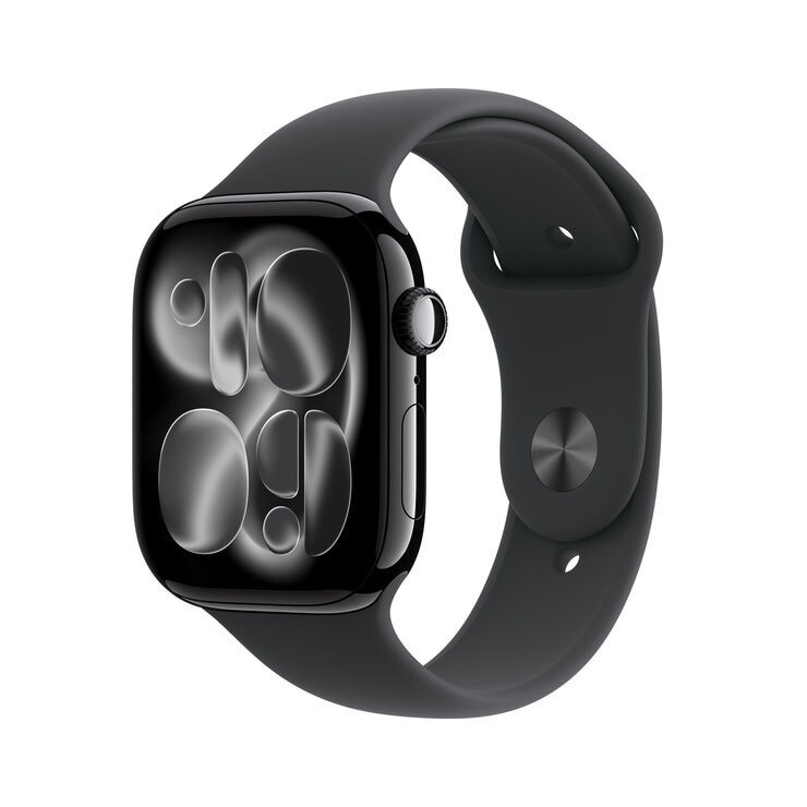 Apple Watch S11 GPS 46mmジェットブラックアルミニウムケースと Apple Watch S11 GPS 46mmジェットブラックアルミニウムケースと