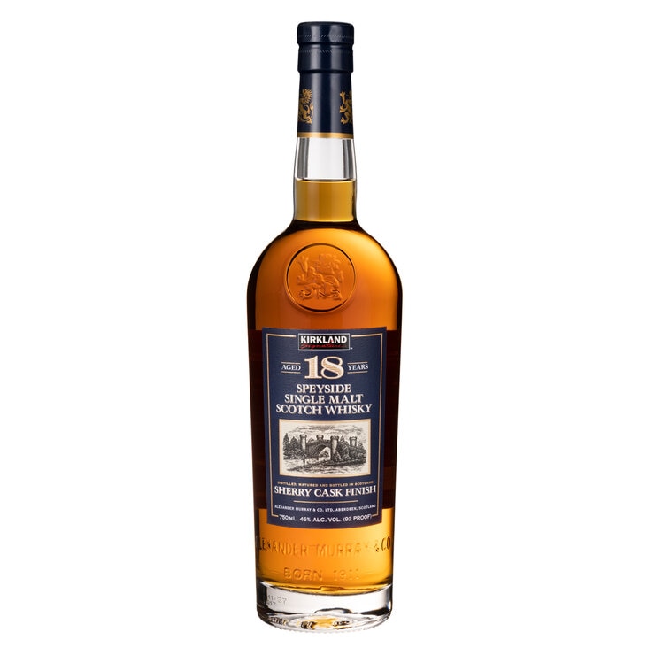カークランドシグネチャー スコッチウイスキー (スぺイサイド) シングルモルト 18年熟成 750ml カークランドシグネチャー スコッチウイスキー (スぺイサイド) シングルモルト 18年熟成 750ml