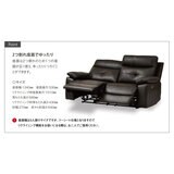関家具 3人掛け電動ソファ ライデル