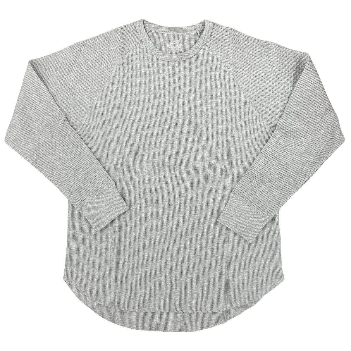 フルーツ オブ ザ ルーム レディース ワッフル 長袖 Tシャツ チャコールグレー M