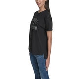 DKNY レディース 半袖 ロゴ Ｔシャツ ブラック S