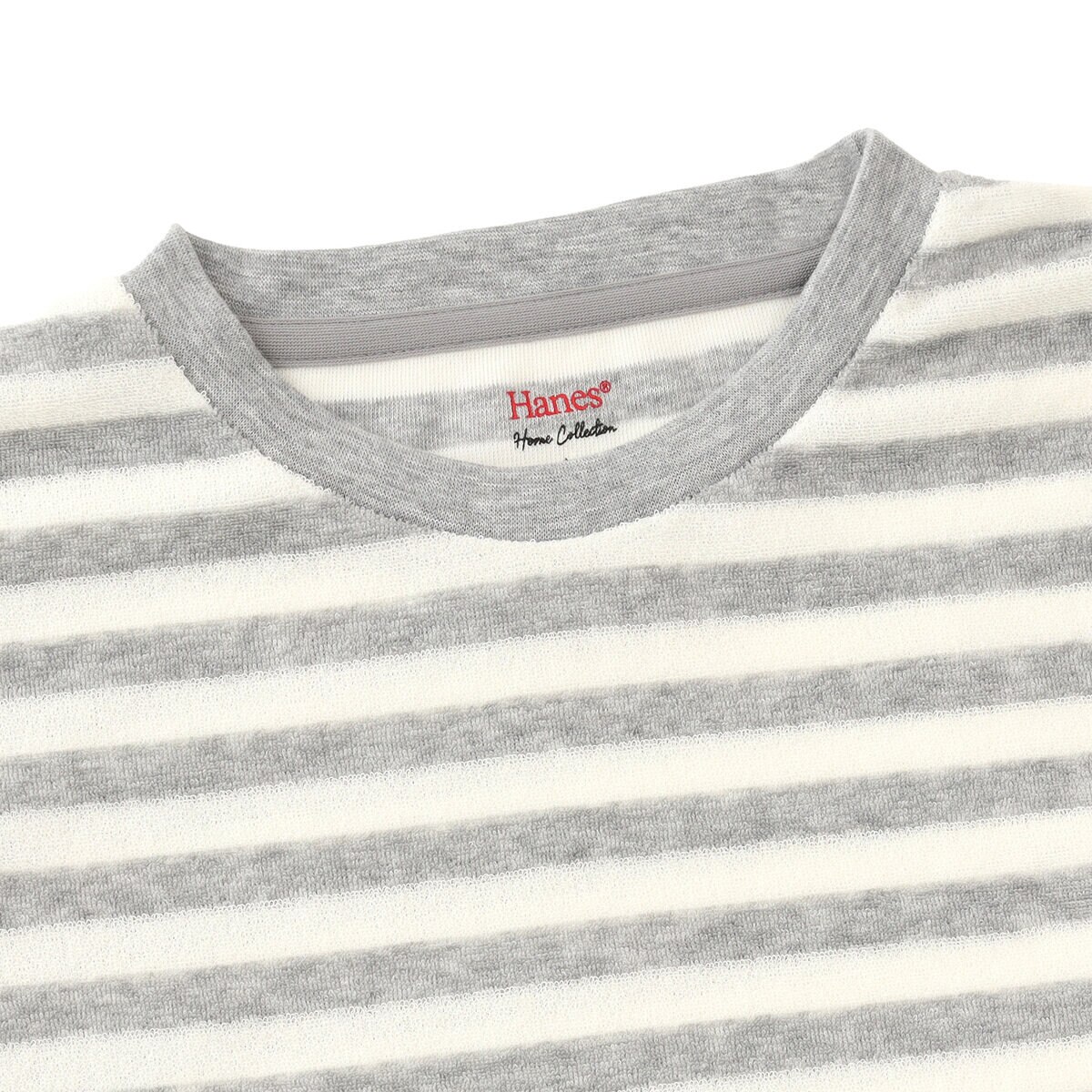 ヘインズ ウィメンズ ラウンジウェアセット グレー/ホワイト M