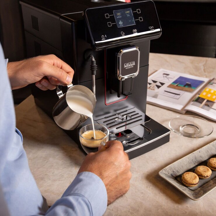 ガジア 全自動エスプレッソマシン マジェンタ プラス