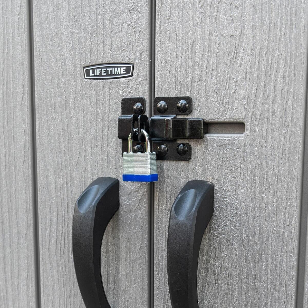 LIFETIME 8 X 10 SHED 屋外用物置 ライフタイム 物置 ロック付 鍵付き お手入れ簡単 収納 耐久性 UV保護 大型物置 :  株式会社 モノワールド - 通販 - Yahoo!ショッピング