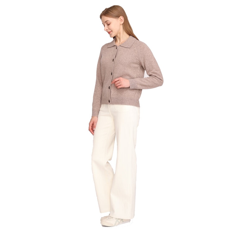 ソレツィア レディース ウール カーディガン