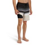 カークランドシグネチャー メンズ 水着ショーツ ブラックホライズンストライプ M