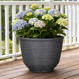 Blaire 56cm 樹脂製 プランター チャコール