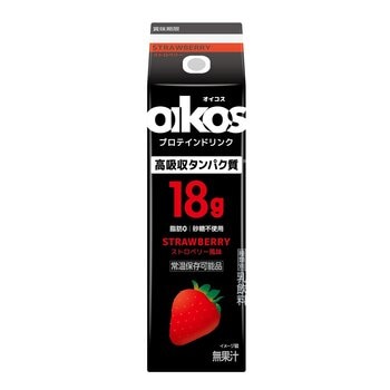 オイコス プロテインドリンク ストロベリー 240ml x 12