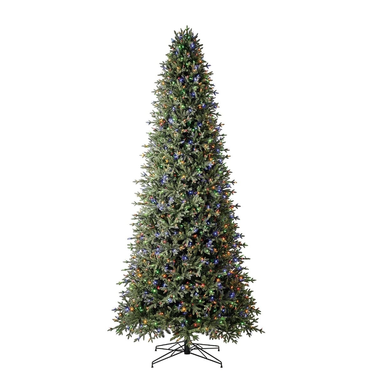 クリスマスツリー 電飾付き 約365cm LED 1350球