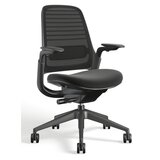 Steelcase Series１Chair with Adjustable Armrest Black Frame