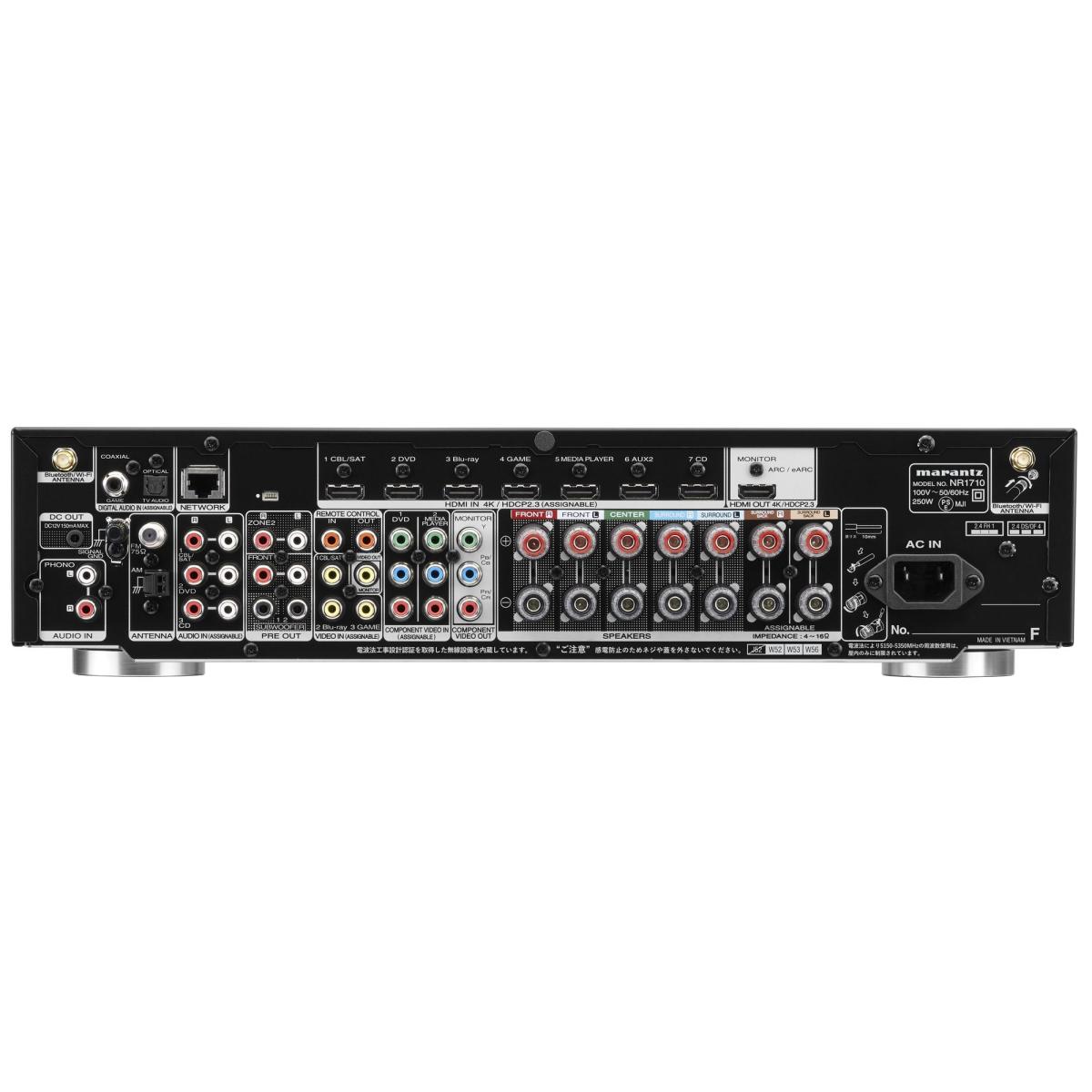 Marantz 7.1ch AVサラウンドレシーバー NR1710/FB ブラック