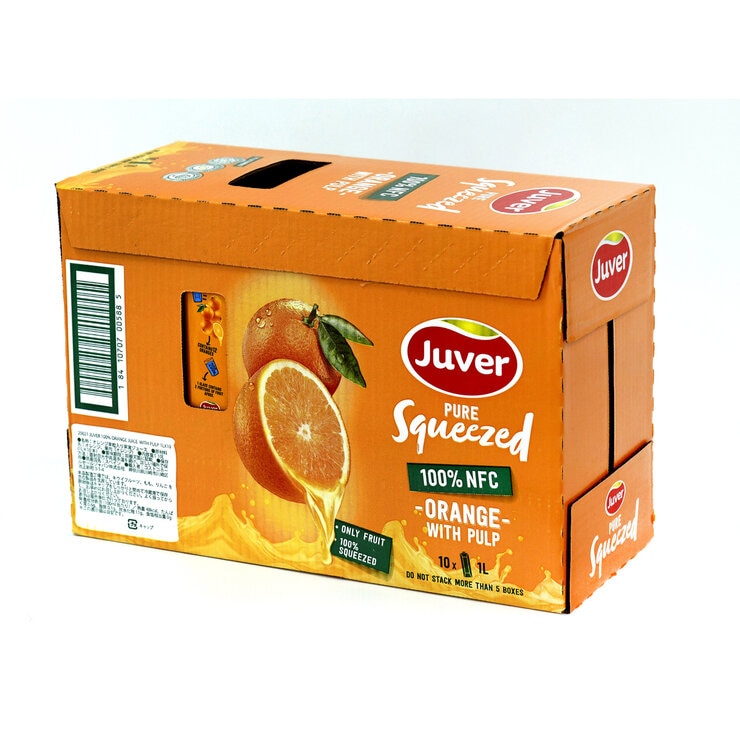 ジュベル 100% オレンジジュース 果汁入り 1L x 10本 ジュベル 100% オレンジジュース 果汁入り 1L x 10本