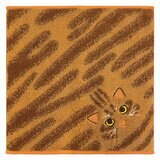 Uchinoko うちのニャンコ毛並ハンカチ 25cm x 25cm 4枚組 茶トラ/ハチワレ(CR)