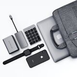 Satechi アルミニウム スリム充電式Bluetoothキーパッド スペースグレー