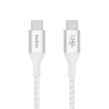 Belkin BoostCharge 240W USB-C ケーブル​ 1m  ホワイト  CAB015BT1MWH