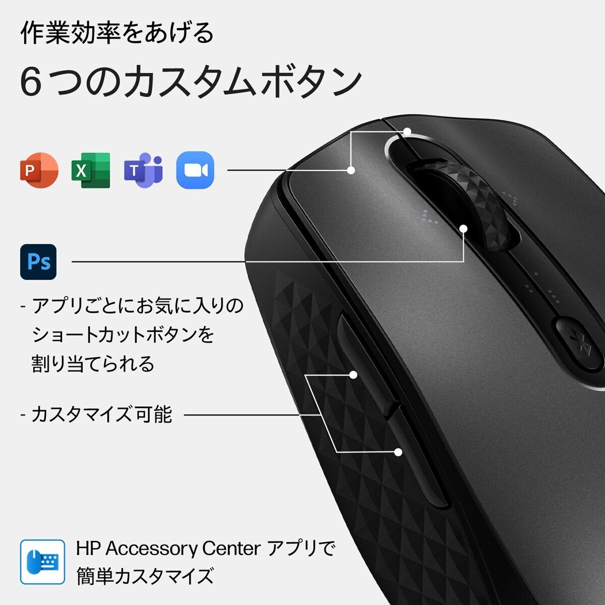 HP 690 ワイヤレスマウス HP 690 ワイヤレスマウス