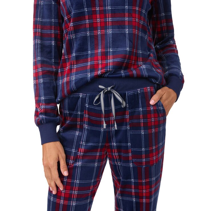 ノーティカ レディース フリース パジャマ レッド S