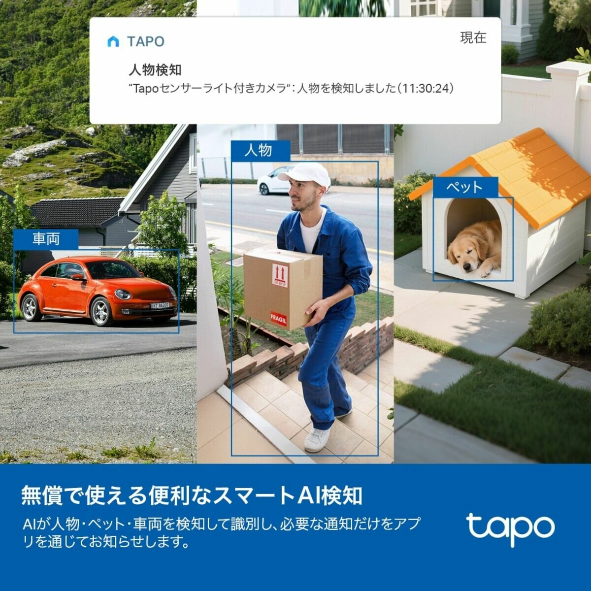 TP-Link Tapo C615F KIT 2個セット ソーラー給電センサーライト付きセキュリティカメラ 防犯カメラ 2K300万画素 360° 首振り AI検知 フルカラー IP65 双方向通話 TP-Link Tapo C615F KIT 2個セット ソーラー給電センサーライト付きセキュリティカメラ 防犯カメラ 2K300万画素 360° 首振り AI検知 フルカラー IP65 双方向通話