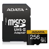 ADATA microSD 256GB UHS-Ⅱ U3 V90 AUSDX256GUII3CL10-CA1