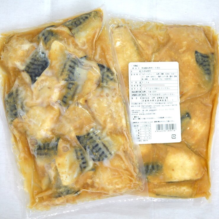 【冷凍】骨取り 鯖味噌煮 18切 x 2パック