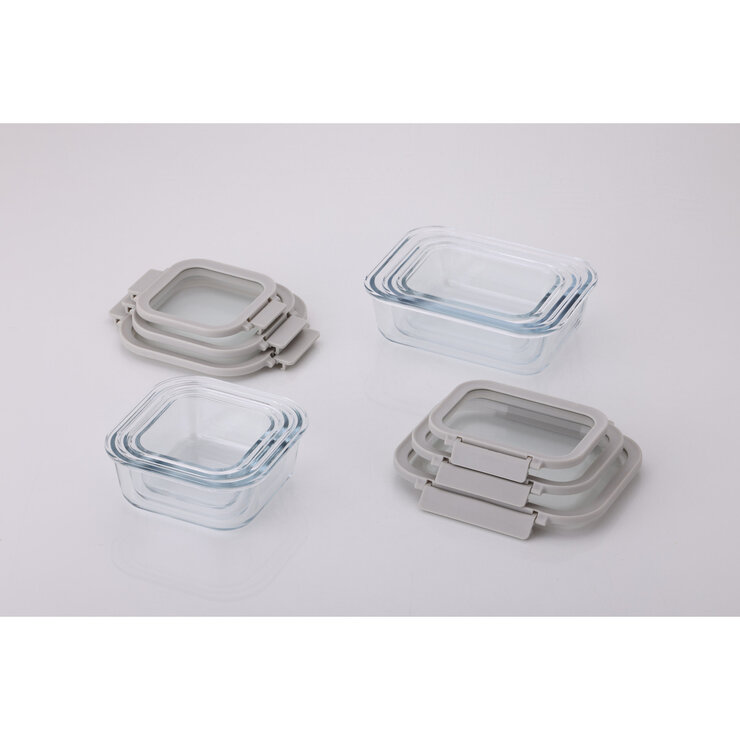 ネオフラム ガラス保存容器 12点