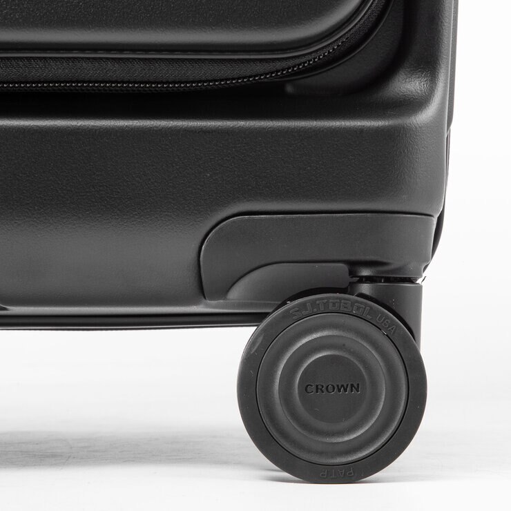 クラウン フロントオープン スーツケース C-F5159H 25インチ ブラック