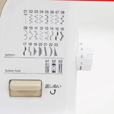 ジャガー コンピューターミシン KJM3102W