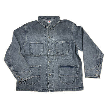 ヘインズ BIG SIZE ストレッチデニムカバーオール