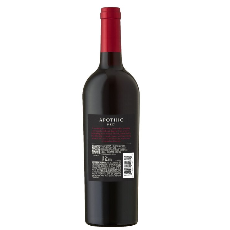 アポシック カリフォルニア レッド ブレンド 750ml