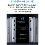 Anker（アンカー）ドッキングステーション PowerExpand 5-in-1 Thunderbolt 4 A83985A1