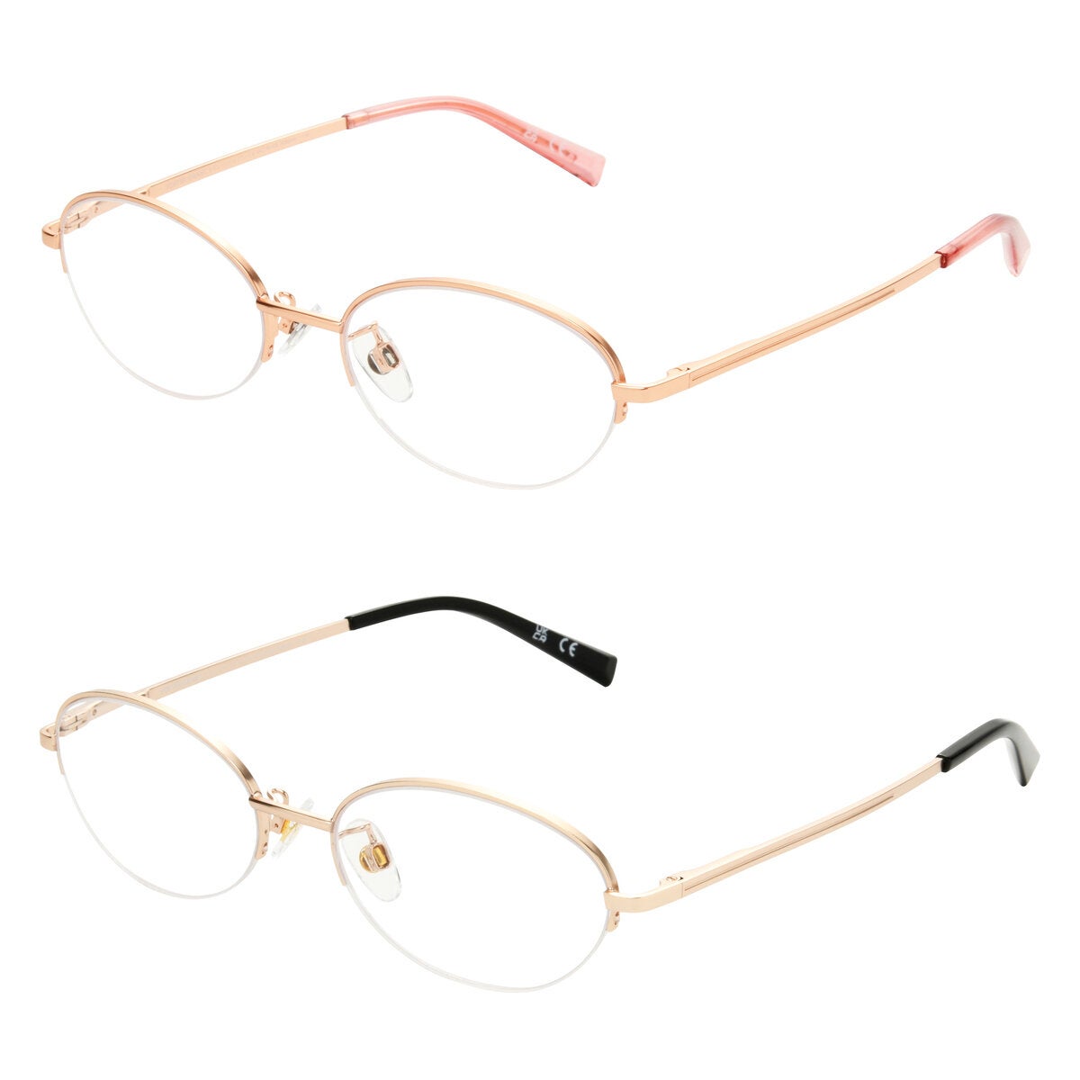 Foster Grant 老眼鏡 ブルーライトカット オーバル +2.50 2本セット Foster Grant 老眼鏡 ブルーライトカット オーバル +2.50 2本セット