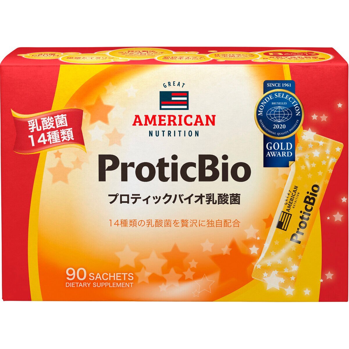 プロティックバイオ乳酸菌 3g スティック X 90 包 Costco Japan