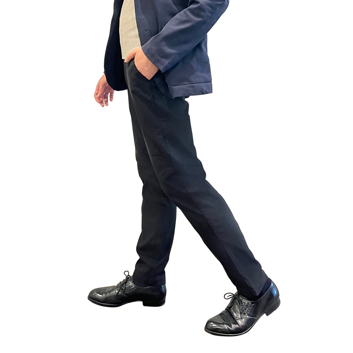 ボディワイルド メンズ ストレッチパンツ ブラック XL