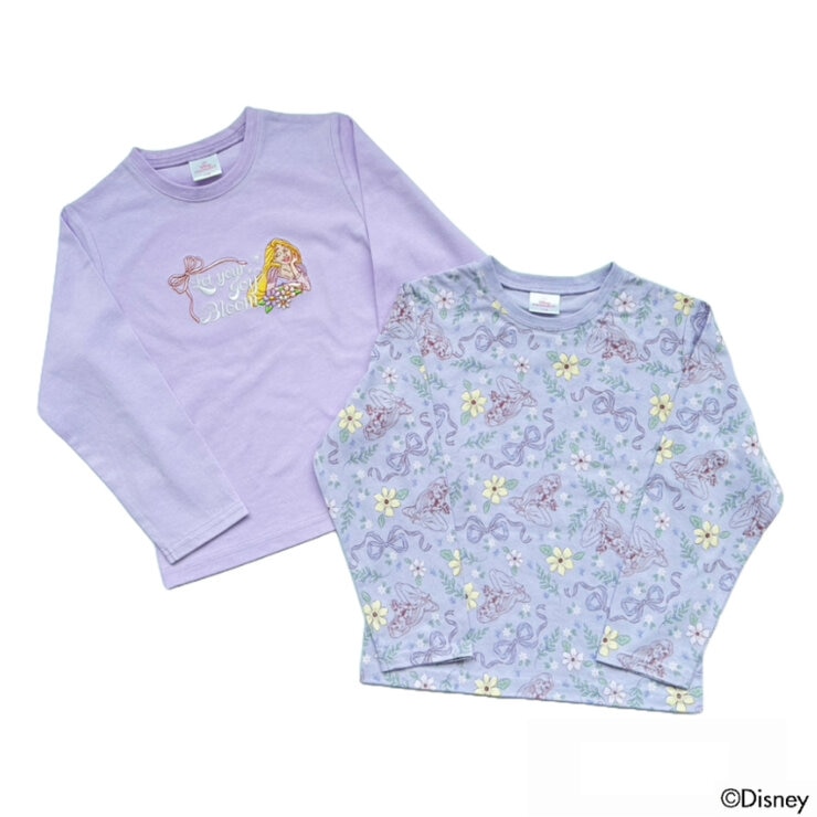 ディズニー キッズ 長袖Tシャツ 2枚組