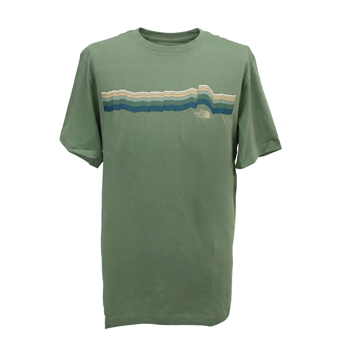 ザ ノースフェイス メンズ エボリューション テキーラ サンライズ 半袖 Tシャツ バークミスト M