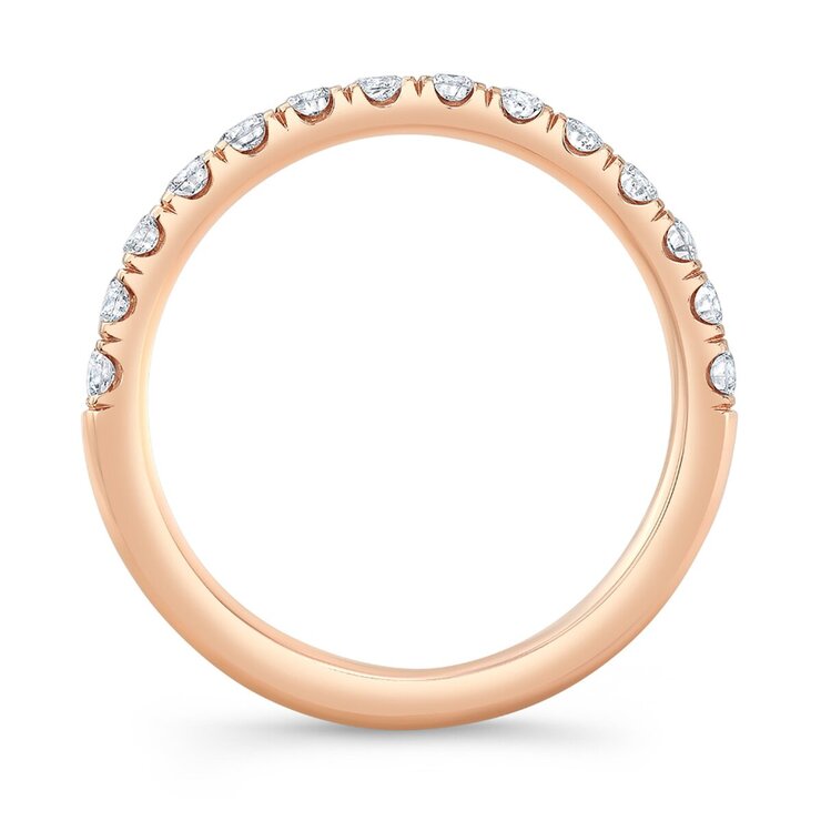 18K ローズゴールド 0.45カラット ダイヤモンド リング