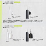 Edison Smart（エジソンスマート）ペンダントライト ダクトレール用/引っ掛けシーリング用 ホワイト/ブラック