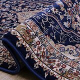 ウィルトン織りマット ベルミラ 50 x 80cm ネイビー