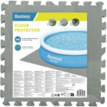BESTWAY フロアー プロテクター 50cm x 50cm グレー 9枚セット