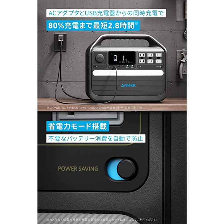 Anker（アンカー）555 PowerHouse ポータブル電源 リン酸鉄 1024Wh