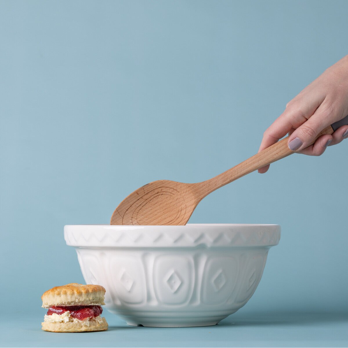 メイソンキャッシュ ケーン ミキシングボウル 24cm&26cm パウダーホワイト メイソンキャッシュ ケーン ミキシングボウル 24cm&26cm パウダーホワイト