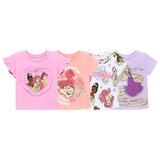 キャラクター キッズ 半袖 Tシャツ 4枚組 プリンセス 4