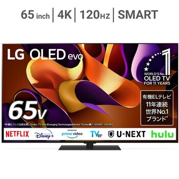 LG 65インチ 4K 有機ELテレビ OLED65G4PJB