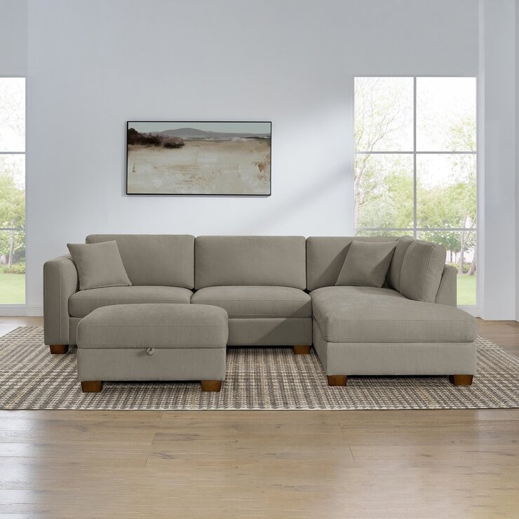 【現地取引のみ】Costco Thomasville L字ソファ Thomasville セクショナルソファ 3ピース | Costco Japan
