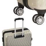 ACE イグザクト シャープ 軽量ハードボディ スーツケース 82リットル 0644702 ブラックヘアライン