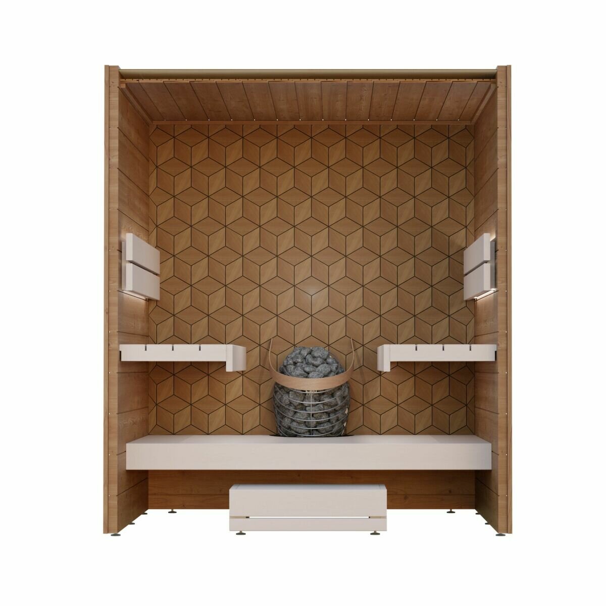 Saunature インドアサウナキャビン Como 4-180