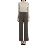 ボニスパックス レディース ワイドパンツ ダークカーキ XL