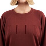 エル ウィメンズ ロゴ スウェット バーガンディ S